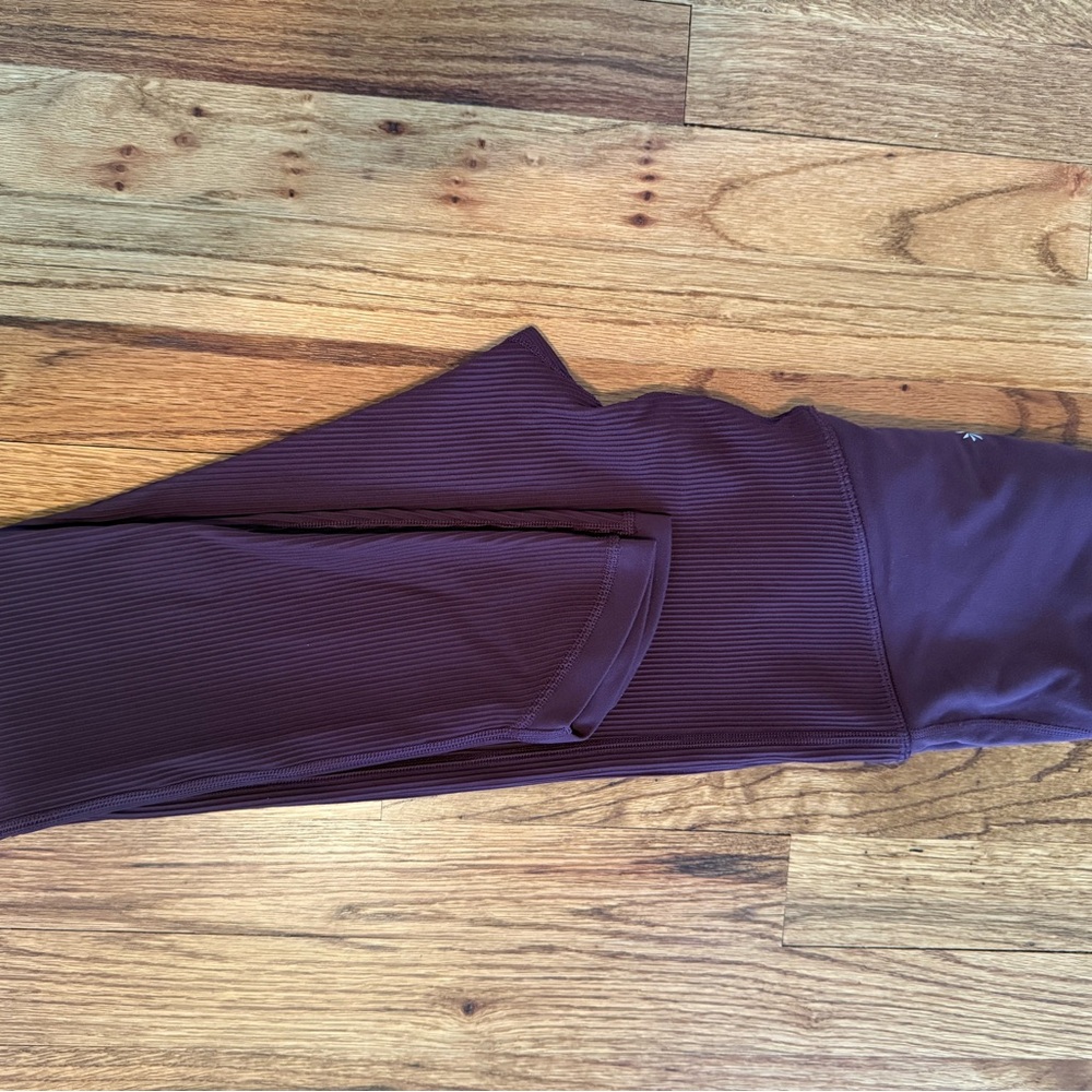 Athleta Deep Plum Athletic Leggings - Picture 5 of 6